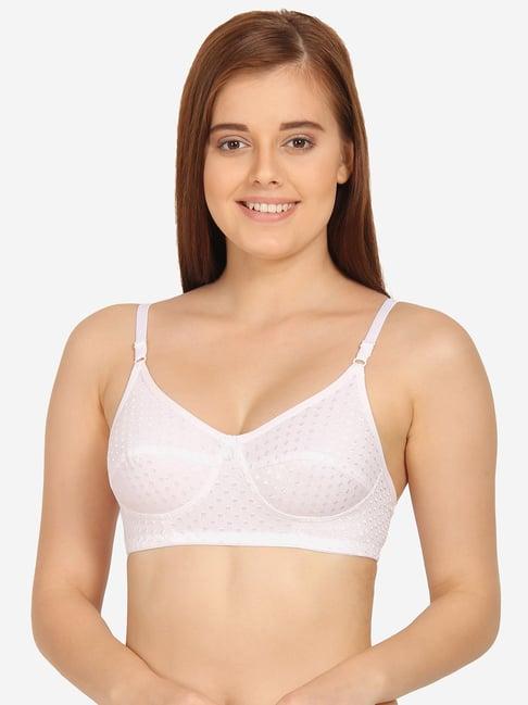 innocence white non-wired full coverage bra