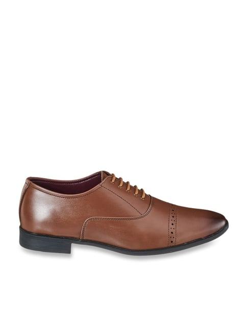 duke men's tan brogue shoes