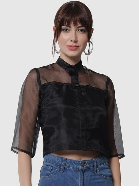 studiorasa black plain top