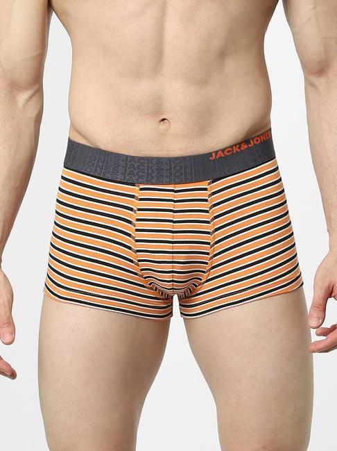 jack & jones exotic orange striped trunks