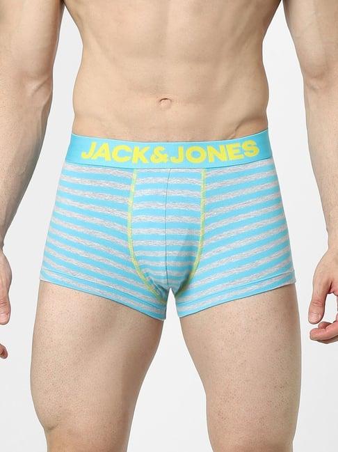 jack & jones blue striped trunks