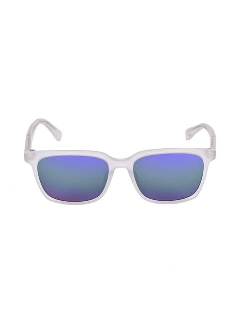 diesel dl0358 49 26x blue square sunglasses