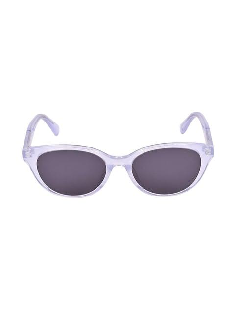 diesel dl0357 47 27a grey oval sunglasses