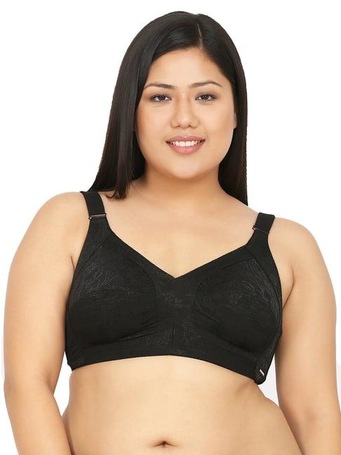 curvy love black non wired non padded everyday bra