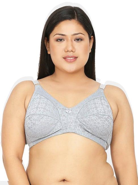 curvy love grey non wired non padded everyday bra