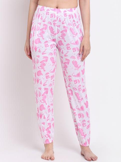 neudis white printed lounge pants