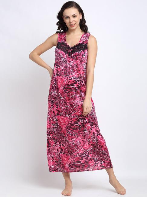 neudis pink printed nighty