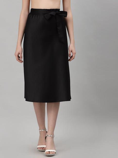 neudis black below knee skirt