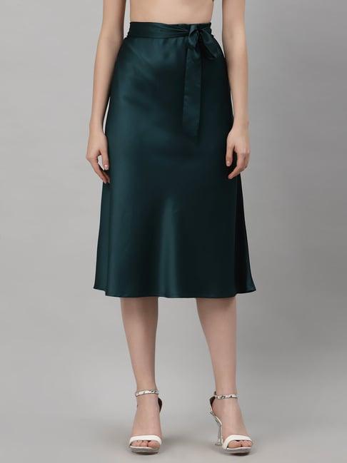 neudis green below knee skirt