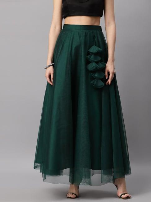 neudis green relaxed fit skirt