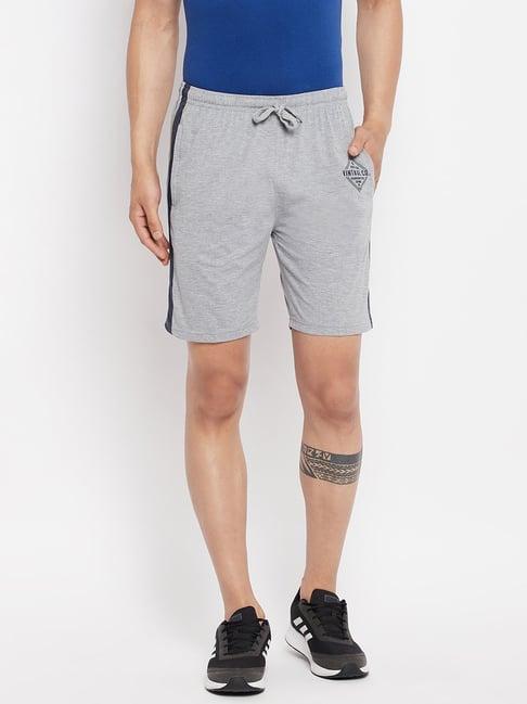 duke grey melange regular fit shorts