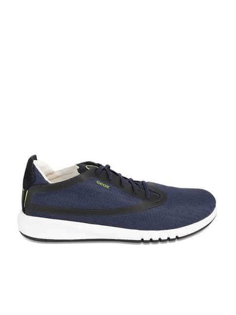 geox men's navy casual sneakers