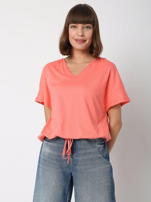 vero moda coral regular fit t-shirt