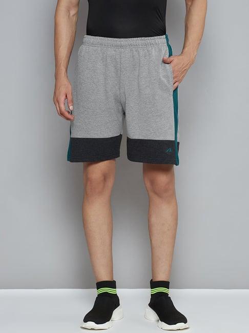 alcis grey regular fit shorts