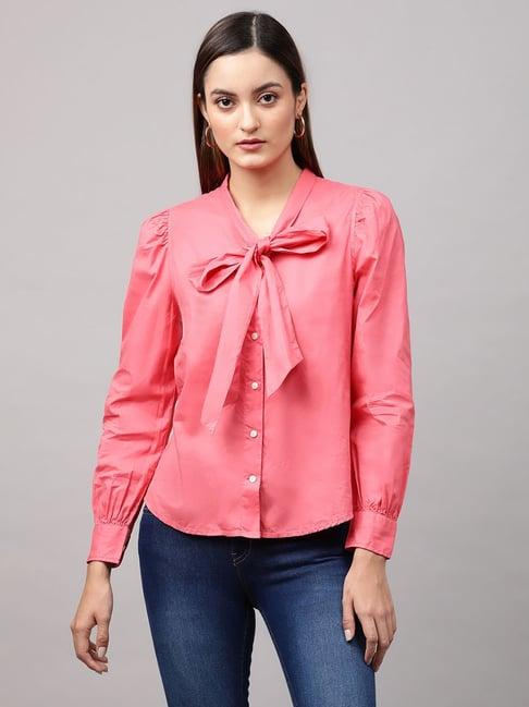 gant pink cotton shirt