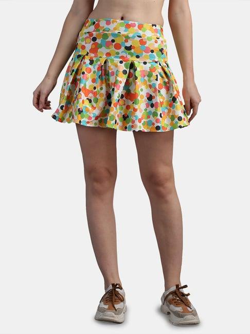 n-gal multicolor printed skirt