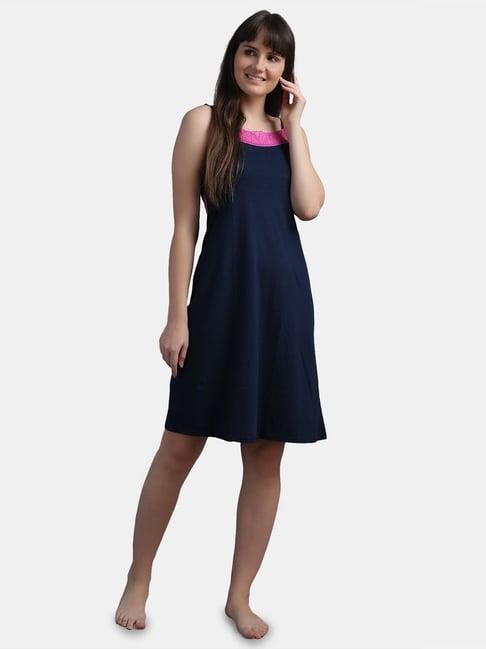 n-gal navy short night dress