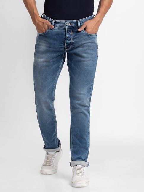 spykar blue comfort fit jeans