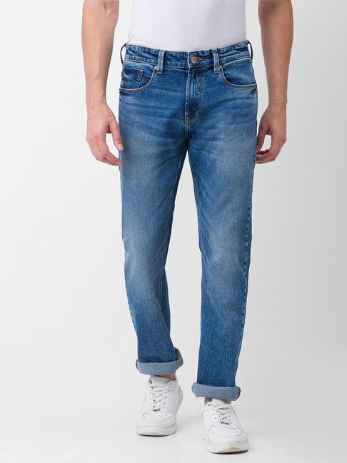 spykar blue comfort fit jeans