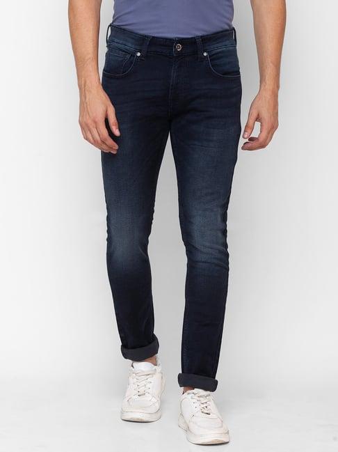 spykar blue super slim fit jeans