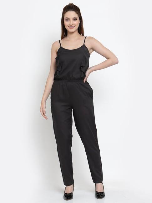 neudis black sleeveless jumpsuit