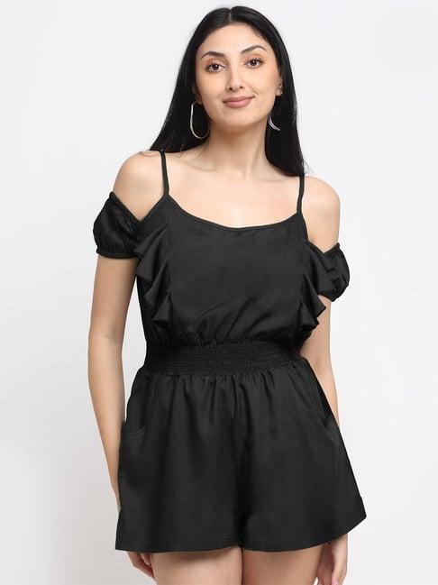 neudis black sleeveless jumpsuit