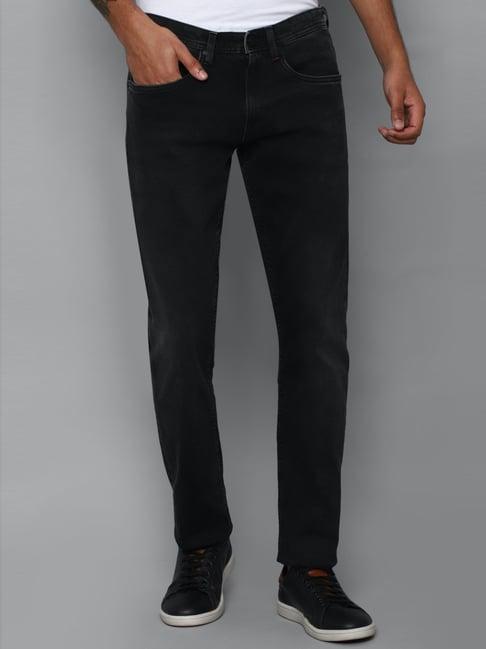 allen solly black slim fit jeans