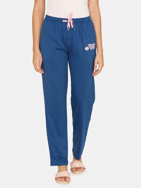 zivame blue cotton pyjamas