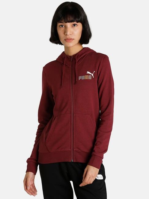 puma regular fit hooded jacket