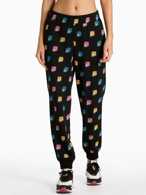 puma regular fit brand love all over print sweatpants