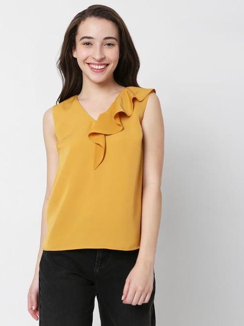 vero moda gold regular fit top