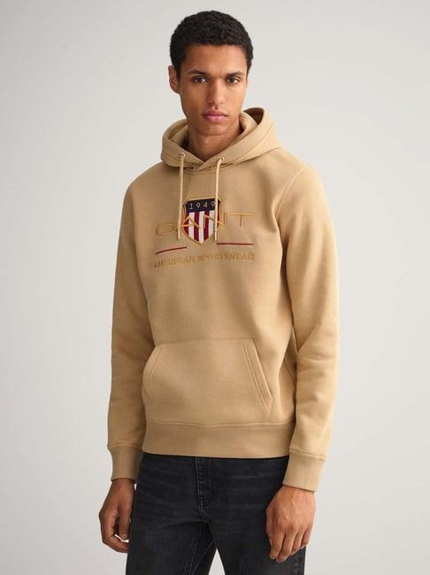 gant beige hooded sweatshirt