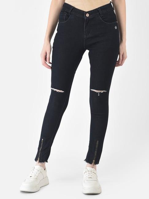 crimsoune club navy mid rise jeans