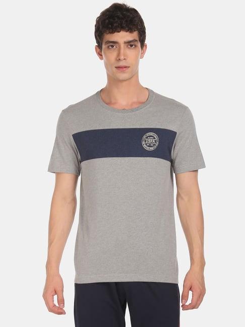 u.s. polo assn. grey crew t-shirt