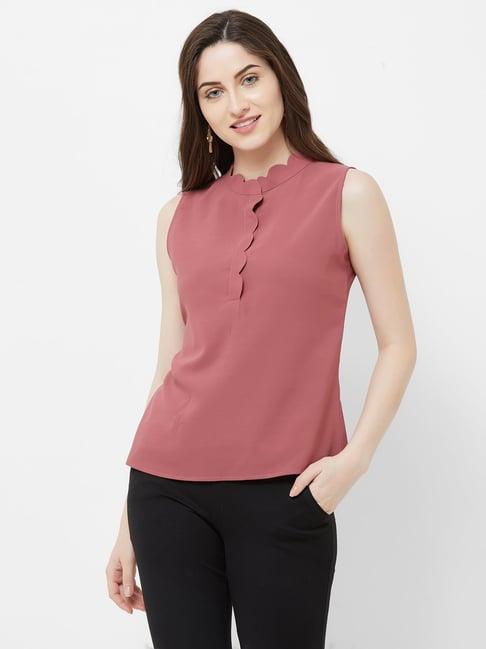 mish mauve a-line top