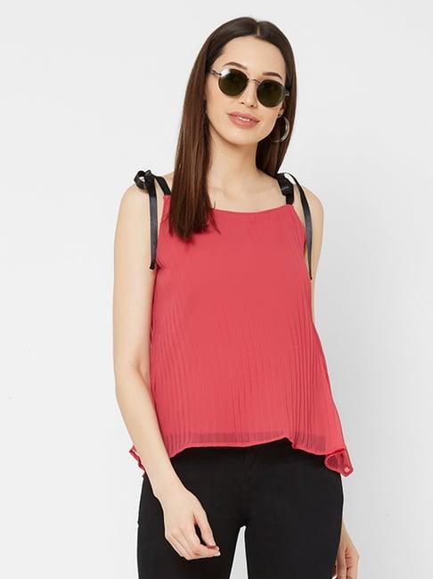 mish fuchsia a-line top