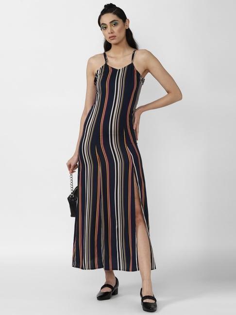 forever 21 multicolor striped maxi dress