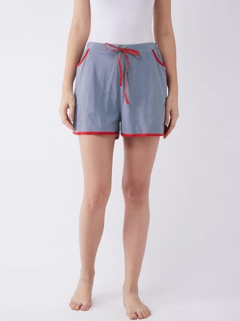 miss chase grey cotton shorts