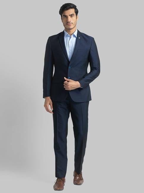 park avenue blue  super slim fit  two piece suits