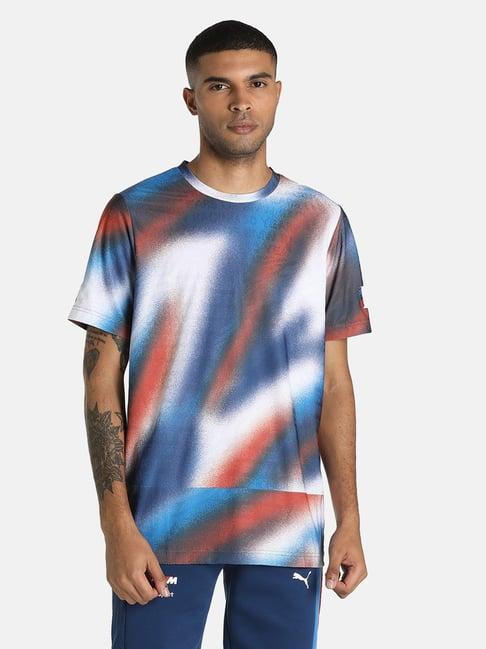 puma motorsport multicolor round neck t-shirt