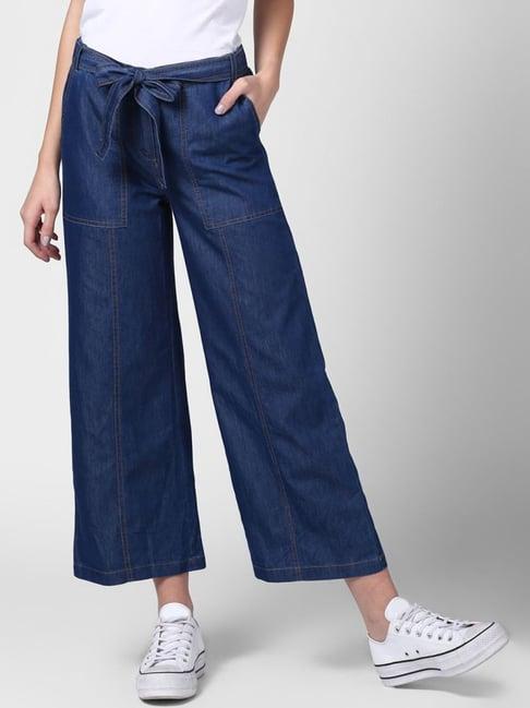 stylestone blue mid rise pants