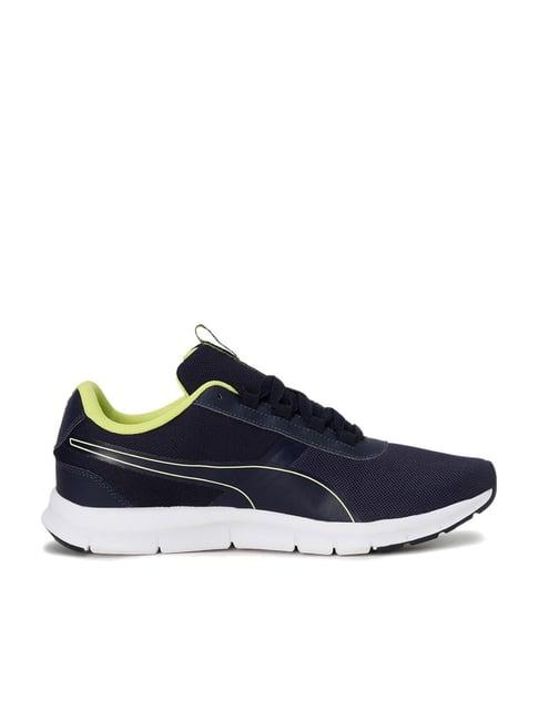 puma men's dual flex navy casual sneakers