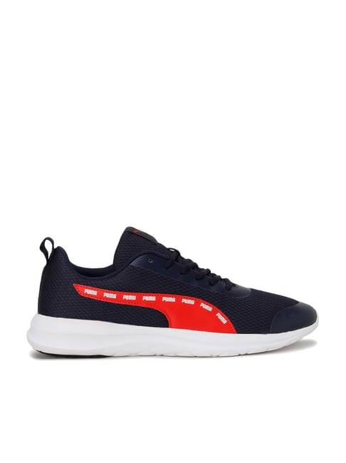 puma men's lite pro v2 navy casual sneakers