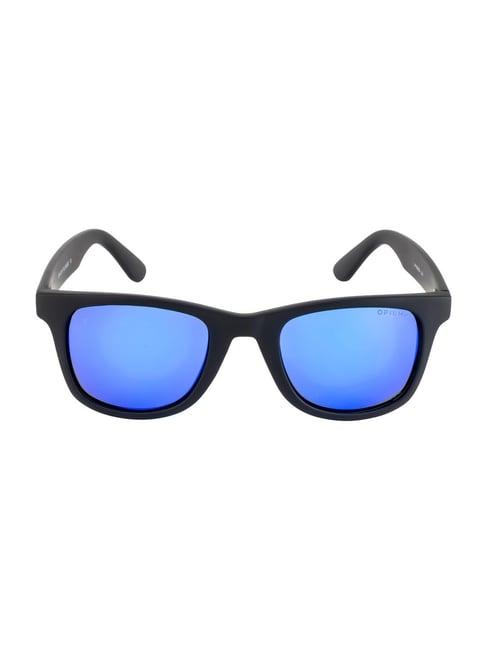 opium blue full rim wayfarer sunglasses for men