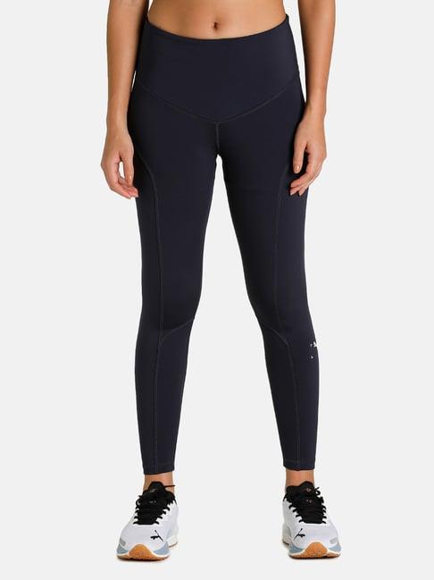 puma navy mid rise tights