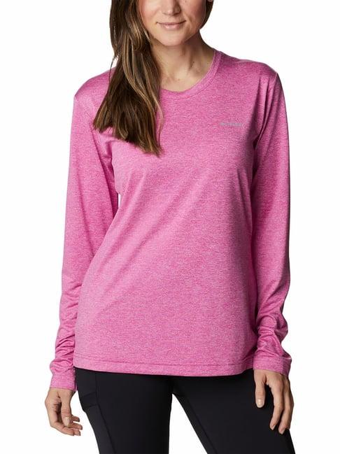 columbia pink round neck t-shirt