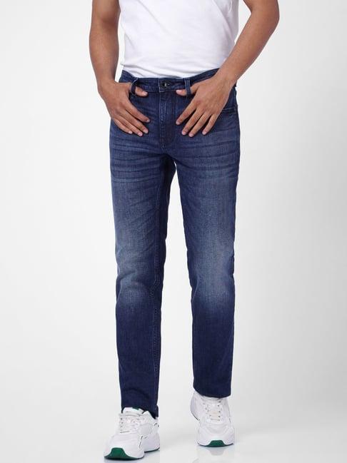 jack & jones blue low rise jeans