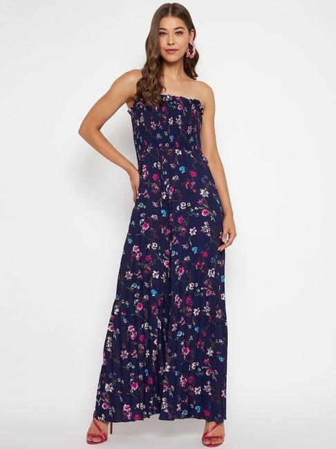 uptownie lite navy printed jumpsuit