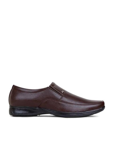 action men's brown formal loafers