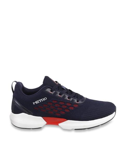 metro men's blue walking shoes